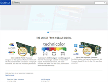Tablet Screenshot of cobaltdigital.com